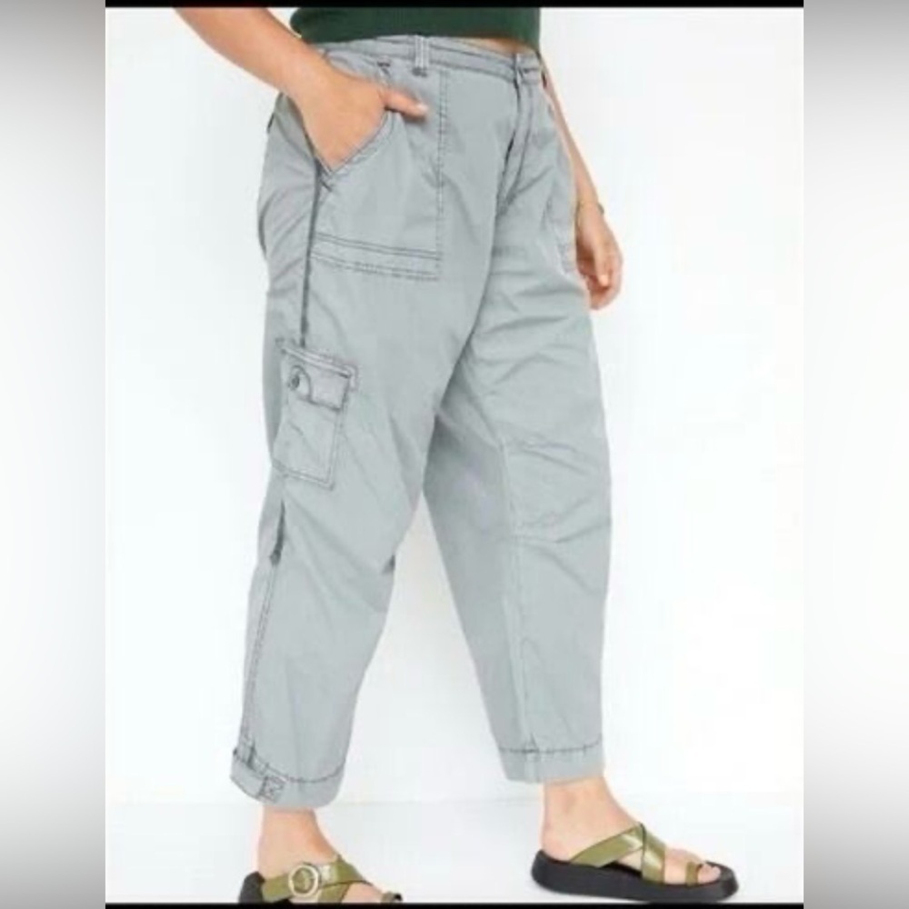 Anthropologie Pilcro Ventura lightweight utility cargo Y2K relaxed fit pant 30 - Picture 1 of 9